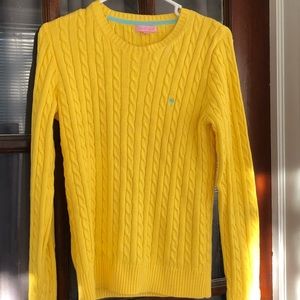 Lilly Pulitzer cable knit sweater. Sz m.